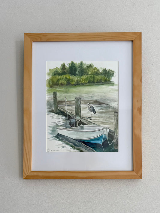 Heron and Boat