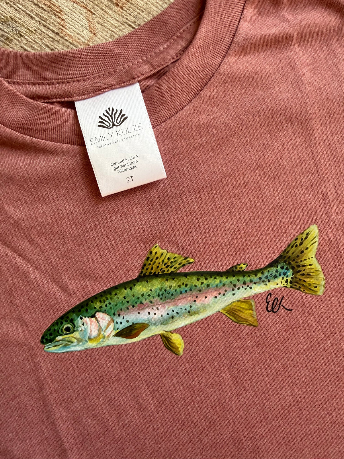 Fishing for Rainbows Toddler Tee