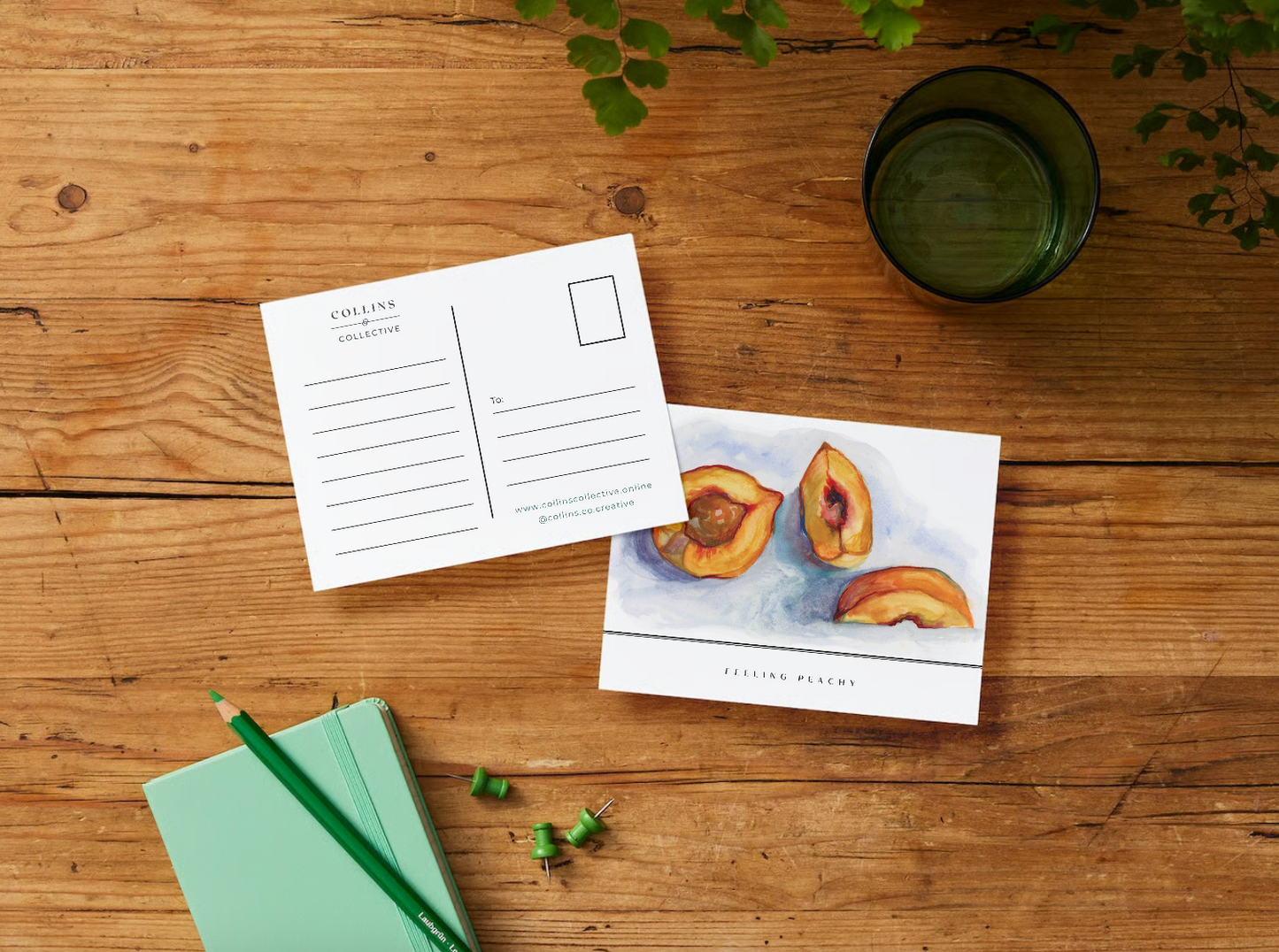 Feeling Peachy Postcard