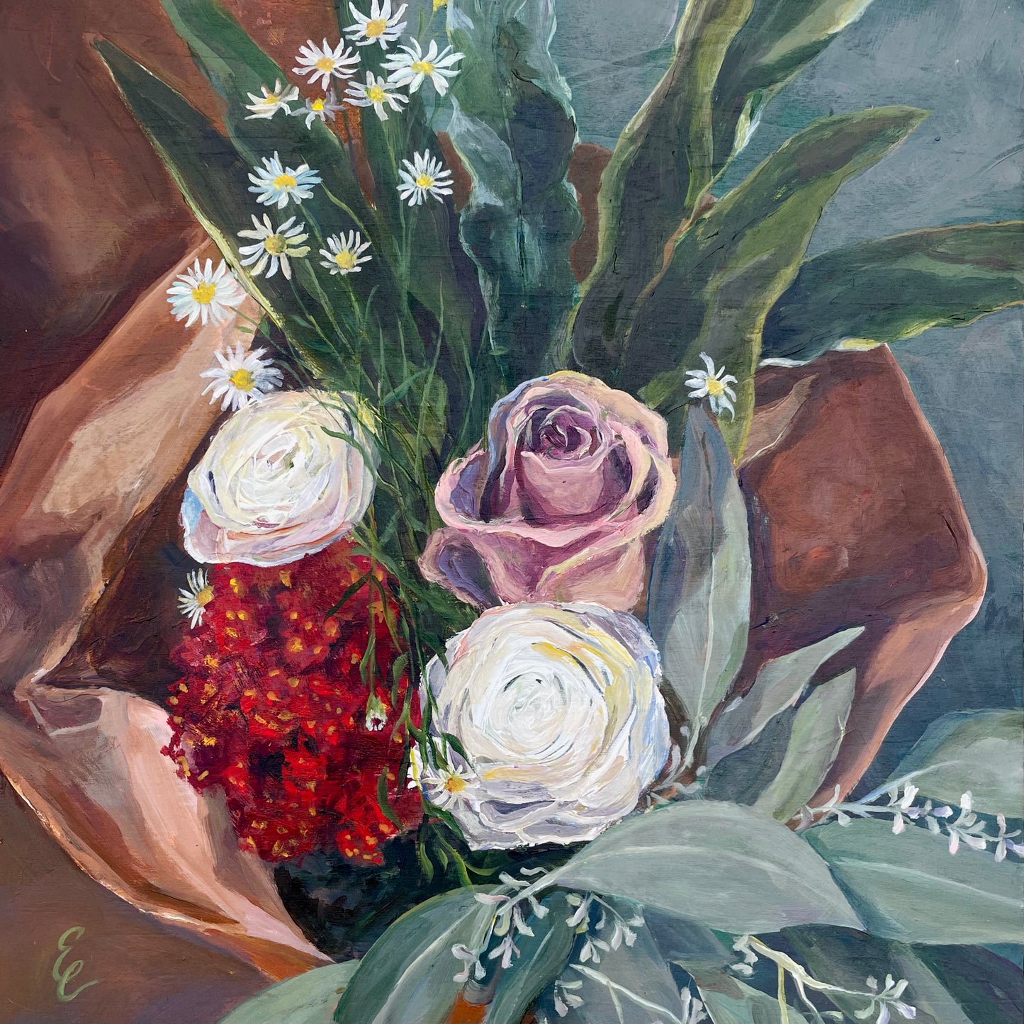 Market Flowers in Paper