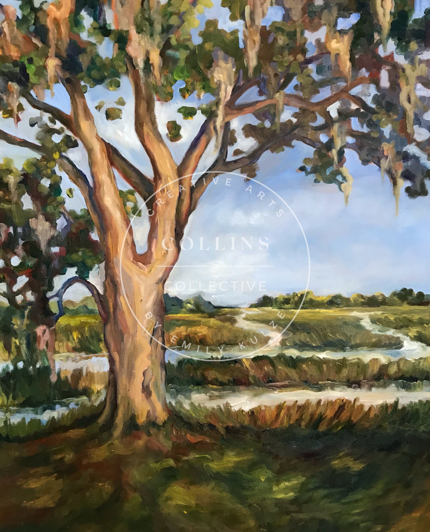 Plum Hill Tree Print