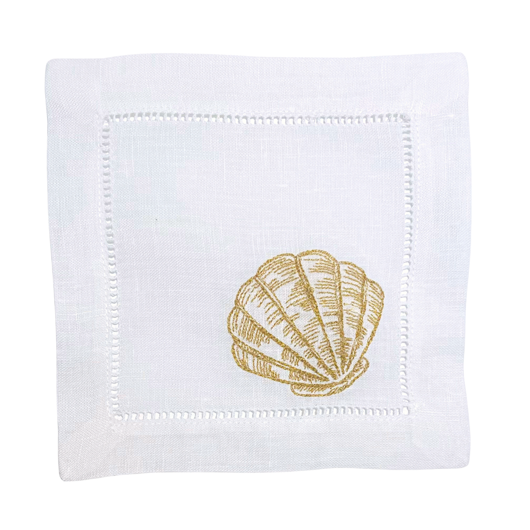 Scallop - Embroidered Napkins