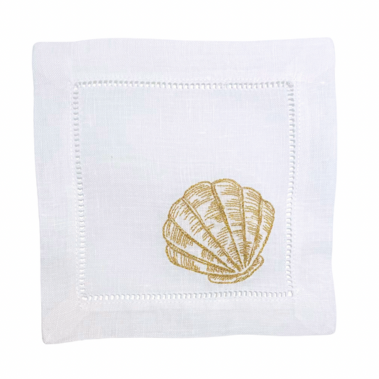 Scallop - Embroidered Napkins