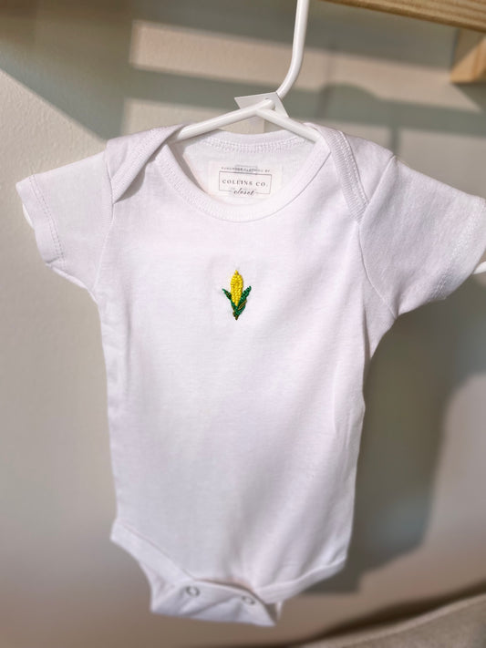 Corn - Embroidered Onesie