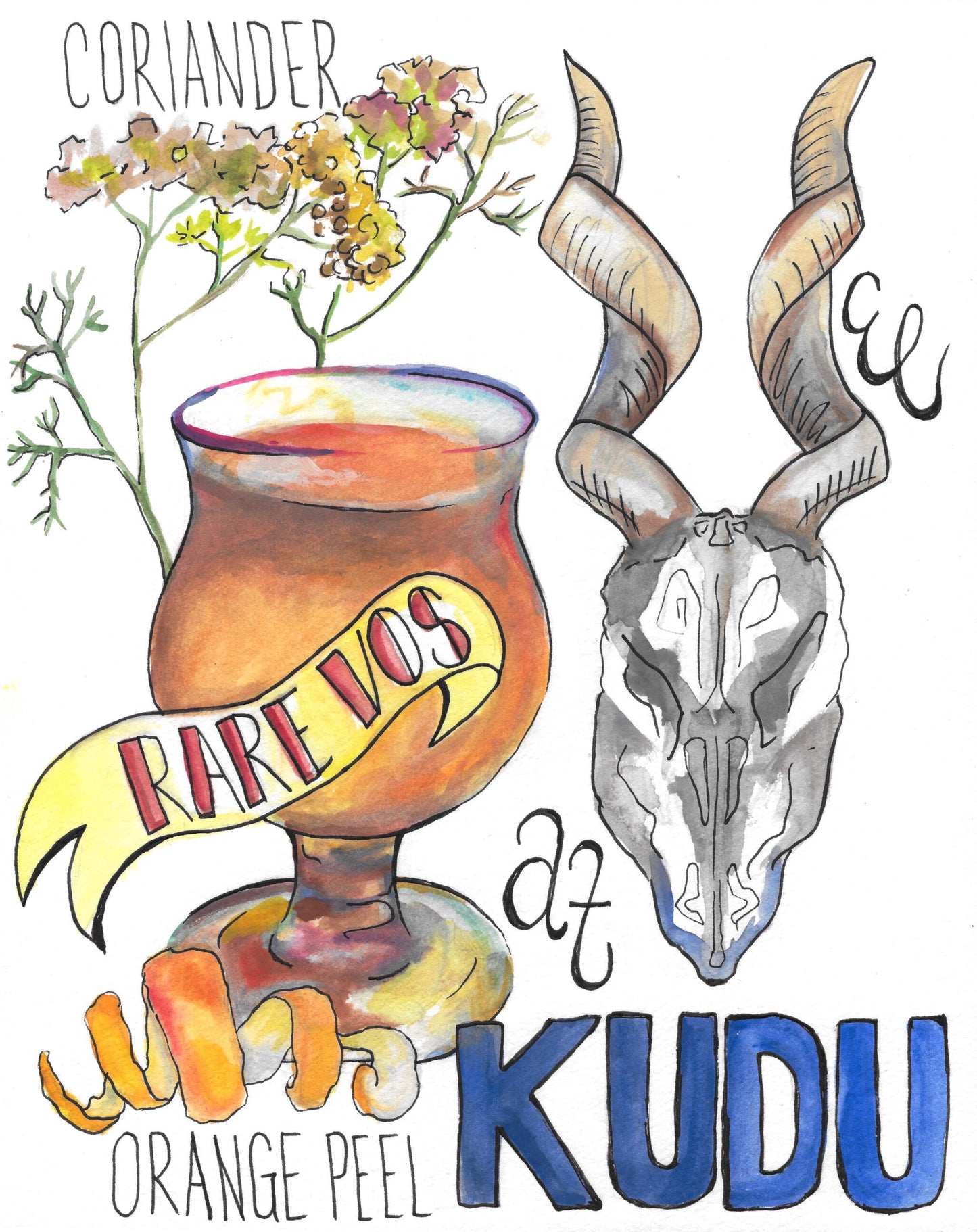 KUDU Rare Vos Print